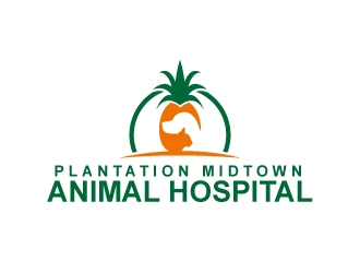 Plantation Midtown Animal Hospital logo design by gipanuhotko