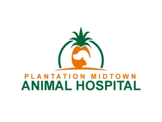 Plantation Midtown Animal Hospital logo design by gipanuhotko
