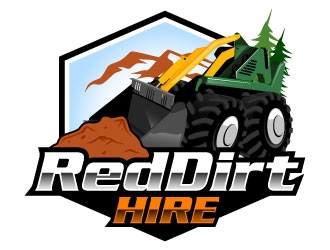 Red Dirt Hire logo design by daywalker