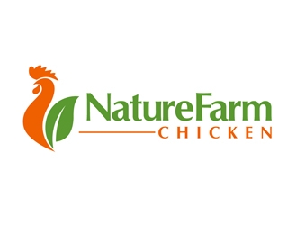 Nature Farm Chicken logo design by DreamLogoDesign