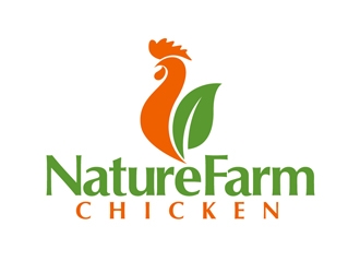 Nature Farm Chicken logo design by DreamLogoDesign