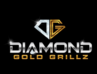 Diamond Gold Grillz  logo design by jaize