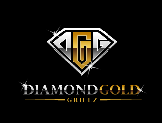 Diamond Gold Grillz  logo design by fontstyle