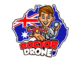 Doctor Drone logo design by DreamLogoDesign