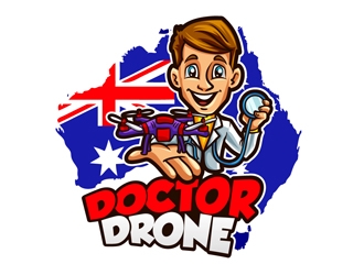 Doctor Drone logo design by DreamLogoDesign
