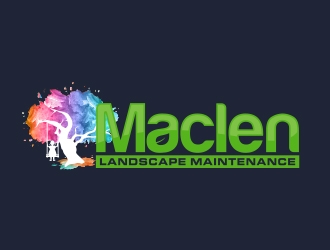 Maclen Landscape Maintenance logo design by MarkindDesign