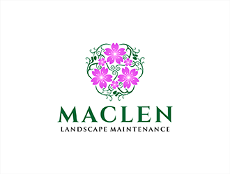 Maclen Landscape Maintenance logo design by hole