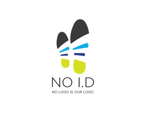 NO I.D. logo design by Erasedink