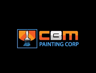 CBM Painting Corp. logo design by samuraiXcreations