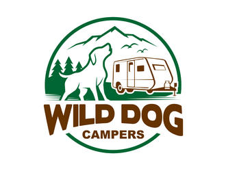 WILD DOG CAMPERS logo design by haze