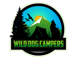 WILD DOG CAMPERS logo design by torresace