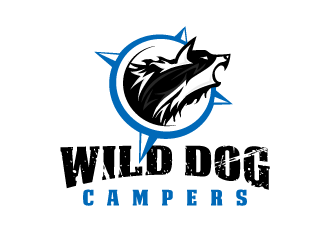 WILD DOG CAMPERS logo design by schiena