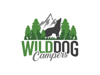 WILD DOG CAMPERS logo design by Eliben