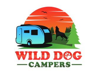 WILD DOG CAMPERS logo design by mikael