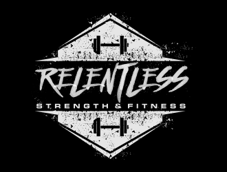 RELENTLESS    Strength & Fitness logo design by rykos