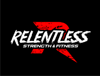 RELENTLESS    Strength & Fitness logo design by haze