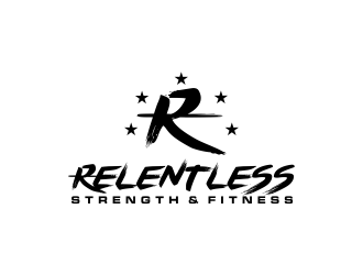 RELENTLESS    Strength & Fitness logo design by oke2angconcept