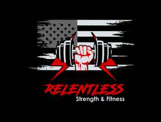 RELENTLESS    Strength & Fitness logo design by ROSHTEIN