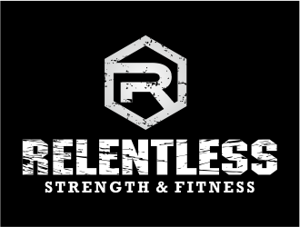 RELENTLESS    Strength & Fitness logo design by stark