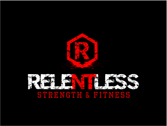 RELENTLESS    Strength & Fitness logo design by stark