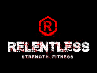 RELENTLESS    Strength & Fitness logo design by stark