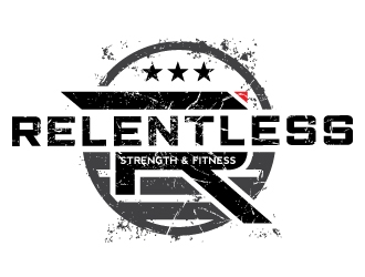 RELENTLESS    Strength & Fitness logo design by jpdesigner