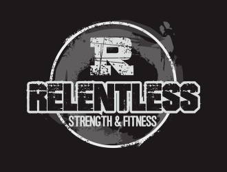 RELENTLESS    Strength & Fitness logo design by YONK