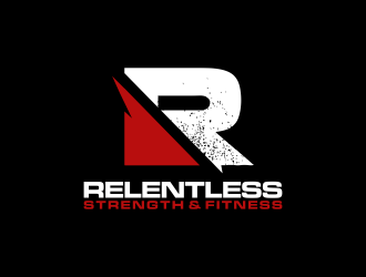 RELENTLESS    Strength & Fitness logo design by semar