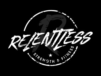 RELENTLESS    Strength & Fitness logo design by daywalker