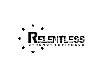 RELENTLESS    Strength & Fitness logo design by oke2angconcept