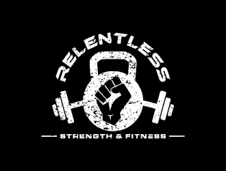 RELENTLESS    Strength & Fitness logo design by Andri