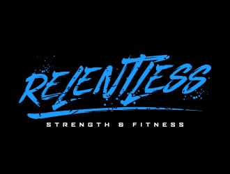 RELENTLESS    Strength & Fitness logo design by daywalker