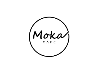 Moka cafe logo design by nurul_rizkon