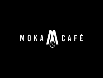 Moka cafe logo design by FloVal