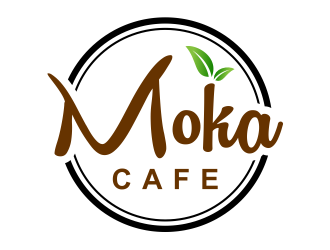 Moka cafe logo design by cintoko