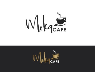 Moka cafe logo design by designstarla