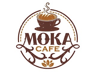Moka cafe logo design by gogo