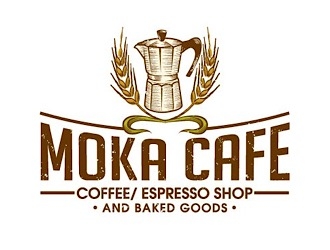 Moka cafe logo design by gogo