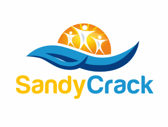 Sandy Crack logo design by serprimero