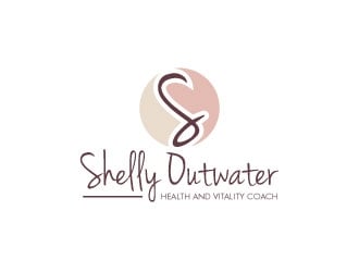 Shelly Outwater Health  and Vitality Coach logo design by Gaze
