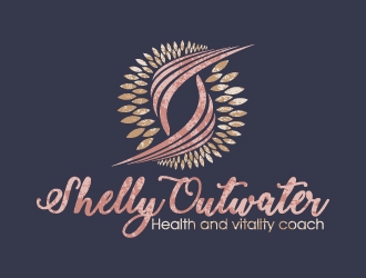 Shelly Outwater Health  and Vitality Coach logo design by Aelius