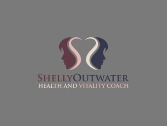 Shelly Outwater Health  and Vitality Coach logo design by Eliben