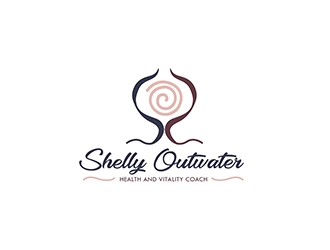Shelly Outwater Health  and Vitality Coach logo design by Suvendu