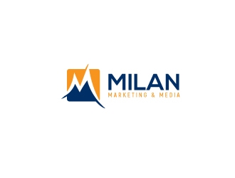 Milan Marketing & Media logo design by jhanxtc