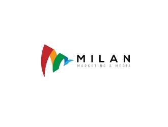 Milan Marketing & Media logo design by jhanxtc