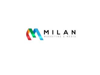 Milan Marketing & Media logo design by jhanxtc