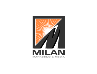 Milan Marketing & Media logo design by mungki