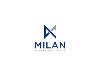 Milan Marketing & Media logo design by luckyprasetyo