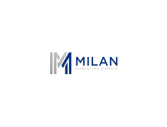 Milan Marketing & Media logo design by luckyprasetyo