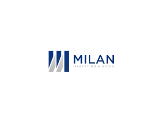 Milan Marketing & Media logo design by luckyprasetyo